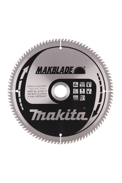 Makita Aksesuar - Makita B-09117 260mm 100 Diş Elmas Daire Testere Makita Aksesuar - Makita B-09117 260mm 100 Diş Elmas Daire Testere