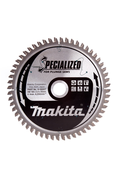 Makita Aksesuar - Makita B-09307 165mm 56 Diş Elmas Daire Testere Makita Aksesuar - Makita B-09307 165mm 56 Diş Elmas Daire Testere