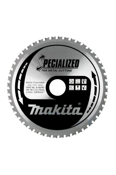 Makita Aksesuar - Makita B-09787 185mm 30 Diş Metal Kesme Daire Testere Makita Aksesuar - Makita B-09787 185mm 30 Diş Metal Kesme Daire Testere