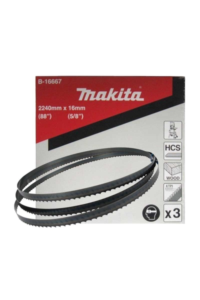 Makita B-16667 3 Adet 16mm 4 Diş Şerit Testere - Thumbnail