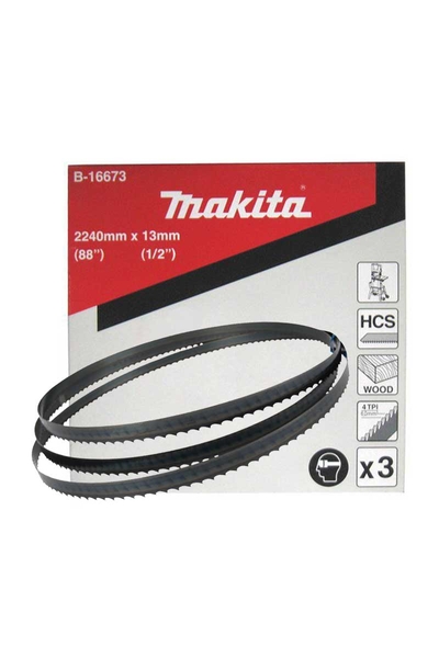 Makita B-16673 3 Adet 13mm 4 Diş Şerit Testere - Thumbnail