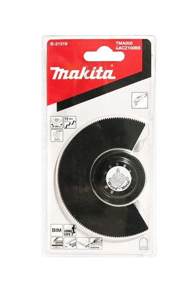 Makita Aksesuar - Makita B-21319 TMA005 100mm Segman Elmas Testere Bıçağı Makita B-21319 TMA005 100mm Segman Elmas Testere Bıçağı - Thumbnail