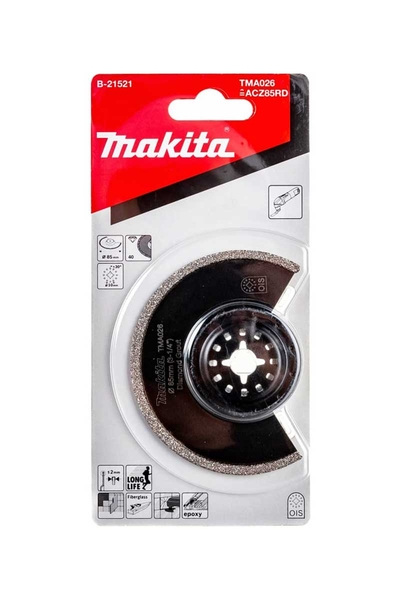 Makita Aksesuar - Makita B-21521 TMA026 85mm Segman Elmas Testere Bıçağı Makita B-21521 TMA026 85mm Segman Elmas Testere Bıçağı - Thumbnail
