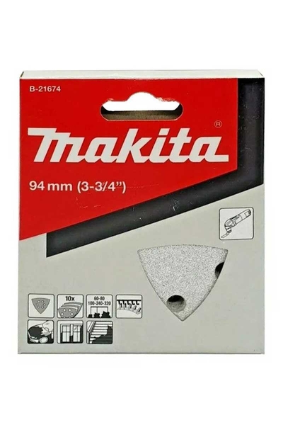 Makita Aksesuar - Makita B-21674 10lu Paket Boya Üçgen Zımpara Seti Makita B-21674 10lu Paket Boya Üçgen Zımpara Seti - Thumbnail