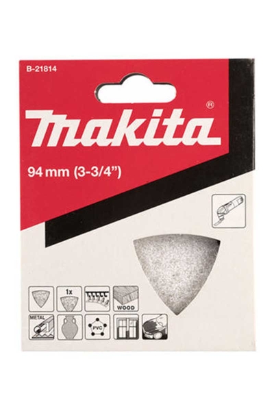 Makita Aksesuar - Makita B-21814 Yumuşak Keçe Üçgen Zımpara Makita B-21814 Yumuşak Keçe Üçgen Zımpara - Thumbnail