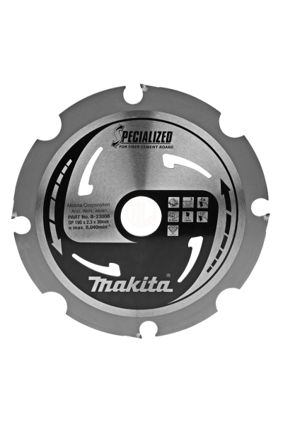 Makita Aksesuar - Makita B-23008 190mm 4 Diş Betopan Testeresi