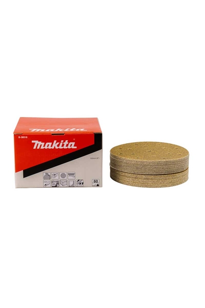 Makita Aksesuar - Makita B-39316 50 Adet 60 Kum Çok Amaçlı Zımpara Kağıdı (1) Makita Aksesuar - Makita B-39316 50 Adet 60 Kum Çok Amaçlı Zımpara Kağıdı (1)
