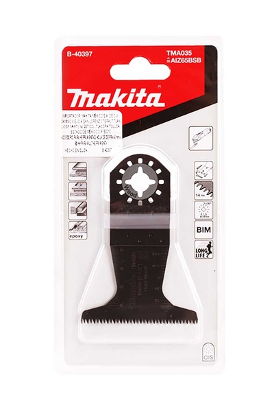 Makita B-40397 TMA035 65x40mm Daldırma Testere Bıçağı - Thumbnail