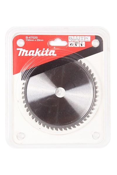 Makita Aksesuar - Makita B-47020 150mm 52 Diş Metal Kesme Daire Testere Makita Aksesuar - Makita B-47020 150mm 52 Diş Metal Kesme Daire Testere