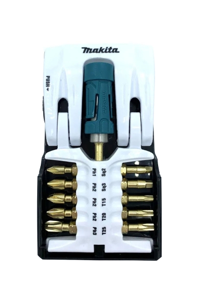 Makita Aksesuar - Makita B-62000 11 Parça Impact Gold Mıknatıslı Vidalama Bits Uç Seti Makita Aksesuar - Makita B-62000 11 Parça Impact Gold Mıknatıslı Vidalama Bits Uç Seti