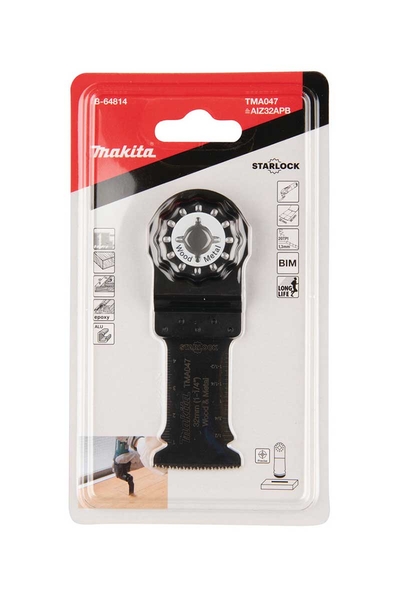 Makita B-64814 TMA047 32x50mm Bi-Metal Daldırmalı Testere Bıçağı - Thumbnail