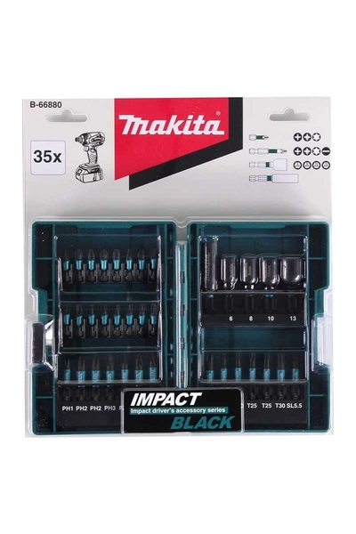 Makita B-66880 Impact Black 35 Parça Bits Uç Seti - Thumbnail
