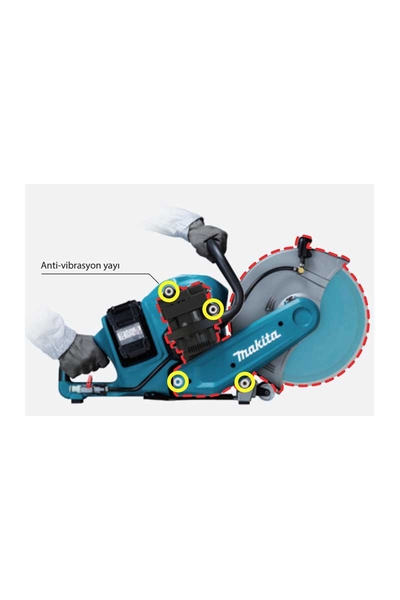 Makita CE002G 355mm Akülü Beton Kesme Makinesi - Thumbnail