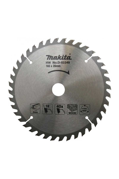 Makita D-03349 165mm 40 Diş Elmas Daire Testere - Thumbnail