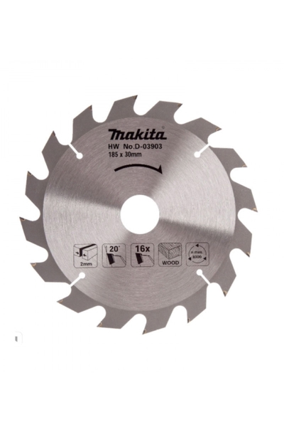 Makita D-03903 185mm 16 Diş Elmas Daire Testere - Thumbnail
