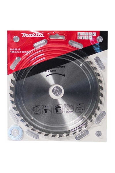 Makita D-03919 185mm 40 Diş Elmas Daire Testere - Thumbnail