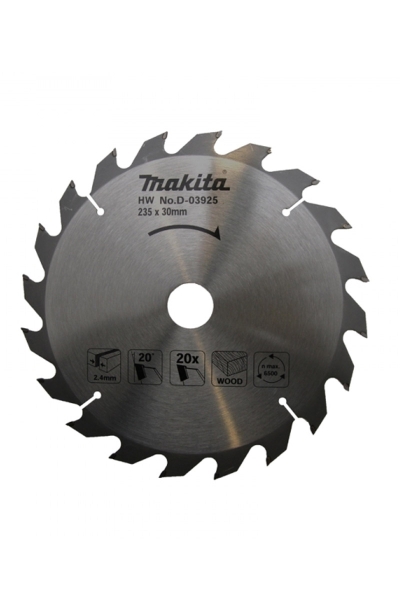 Makita D-03925 235mm 20 Diş Elmas Daire Testere - Thumbnail