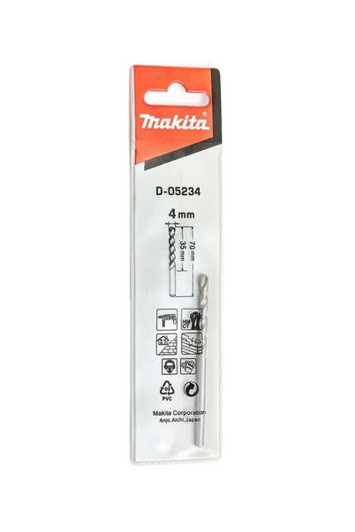 Makita Aksesuar - Makita D-05234 4x70mm Elmas Matkap Ucu Makita D-05234 4x70mm Elmas Matkap Ucu - Thumbnail