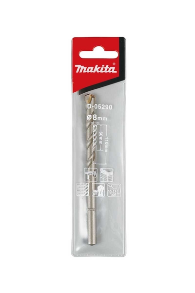 Makita Aksesuar - Makita D-05290 8x110mm Elmas Matkap Ucu Makita D-05290 8x110mm Elmas Matkap Ucu - Thumbnail