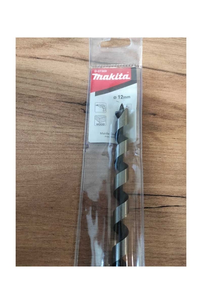 Makita D-07369 12x250mm Ahşap Burgu Matkap Ucu - Thumbnail
