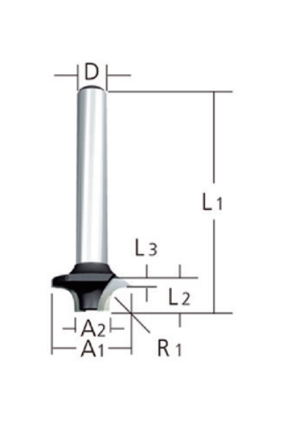 Makita D-09357 Freze Ucu - Thumbnail