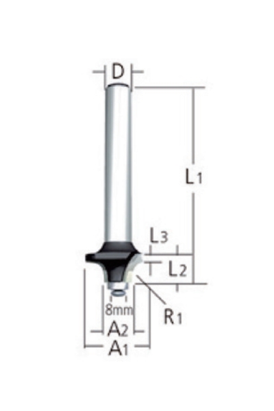 Makita D-09525 Freze Ucu - Thumbnail