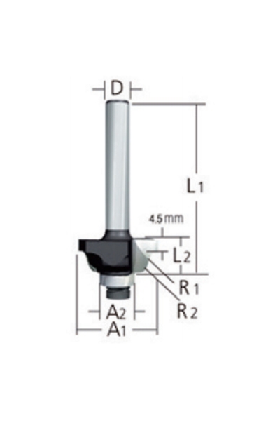 Makita D-09575 Freze Ucu - Thumbnail
