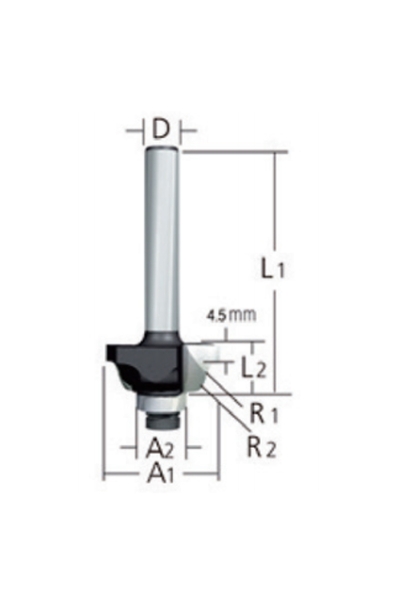 Makita D-09581 Freze Ucu - Thumbnail