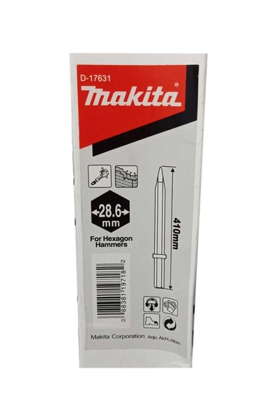 Makita Aksesuar - Makita D-17631 28.6mm Çap Aralıklı 410mm Sivri Keski Makita D-17631 28.6mm Çap Aralıklı 410mm Sivri Keski - Thumbnail