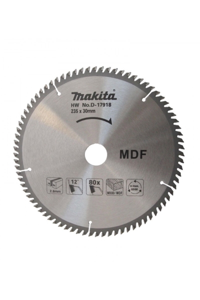 Makita Aksesuar - Makita D-17918 230mm 80 Diş TCG Daire Testere