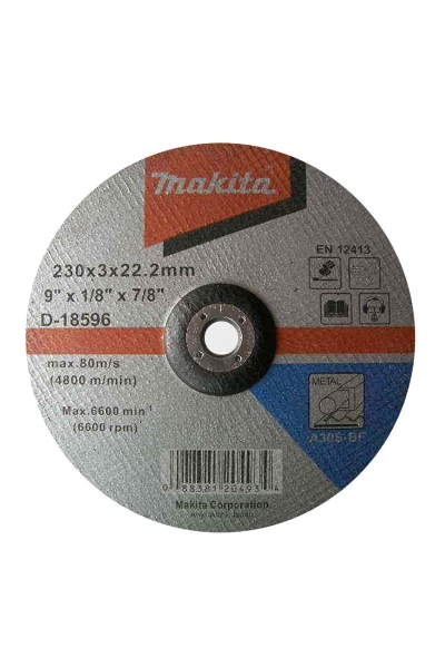 Makita Aksesuar - Makita D-18596 25 Adet 180x3mm Bombeli Flex Taş Makita Aksesuar - Makita D-18596 25 Adet 180x3mm Bombeli Flex Taş
