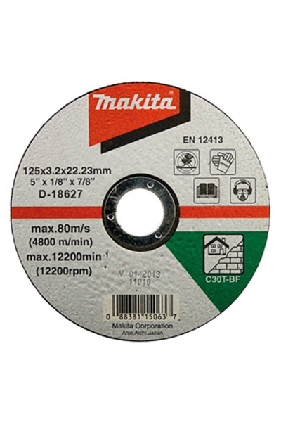 Makita Aksesuar - Makita D-18627 25 Adet 125x3mm Bombeli Flex Taş Makita Aksesuar - Makita D-18627 25 Adet 125x3mm Bombeli Flex Taş