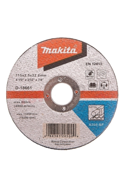 Makita Aksesuar - Makita D-18661 50 Adet 115x2.5mm Düz Flex Taş Makita Aksesuar - Makita D-18661 50 Adet 115x2.5mm Düz Flex Taş