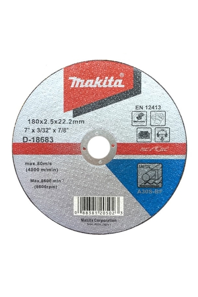 Makita Aksesuar - Makita D-18683 50 Adet 180x2.5mm Düz Flex Taş Makita Aksesuar - Makita D-18683 50 Adet 180x2.5mm Düz Flex Taş