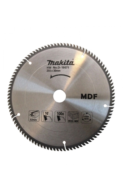 Makita Aksesuar - Makita D-19071 255mm 100 Diş TCG Daire Testere