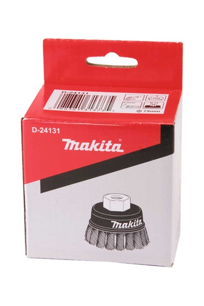 Makita D-24131 75xM14 Burma Telli Konik Fırça - Thumbnail