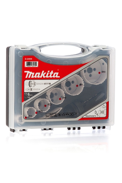 Makita D-24898 20-65mm Bi Metal Delik Testere Panç Elektrikçi Seti - Thumbnail