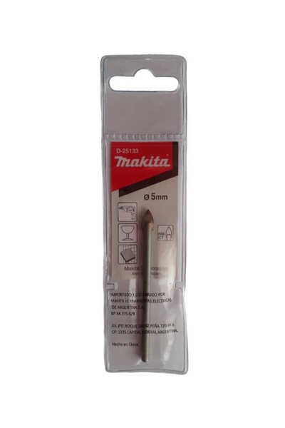 Makita D-25133 5x65mm Cam ve Fayans Delme Ucu - Thumbnail