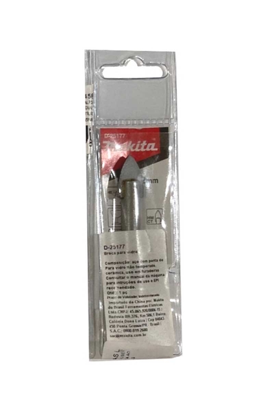 Makita D-25177 12x80mm Cam ve Fayans Delme Ucu - Thumbnail