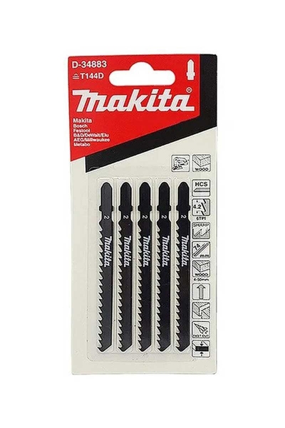 Makita Aksesuar - Makita D-34883 5 Adet Dekupaj Testere Bıçağı (1) Makita Aksesuar - Makita D-34883 5 Adet Dekupaj Testere Bıçağı (1)