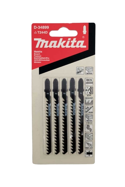 Makita Aksesuar - Makita D-34899 5 Adet Dekupaj Testere Bıçağı (1) Makita Aksesuar - Makita D-34899 5 Adet Dekupaj Testere Bıçağı (1)