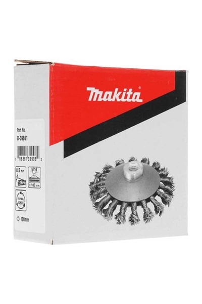 Makita D-39861 100xM14 Geniş Burma Telli Fırça - Thumbnail