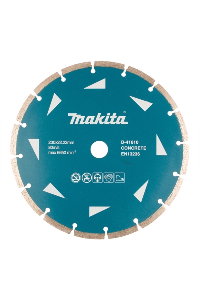 Makita Aksesuar - Makita D-41610 230mm Segmanlı Elmas Testere Makita Aksesuar - Makita D-41610 230mm Segmanlı Elmas Testere