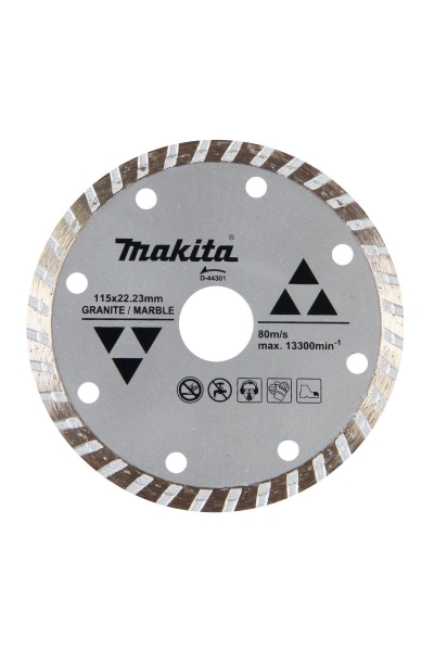 Makita Aksesuar - Makita D-44301 115x2mm Turbo Elmas Testere Makita Aksesuar - Makita D-44301 115x2mm Turbo Elmas Testere