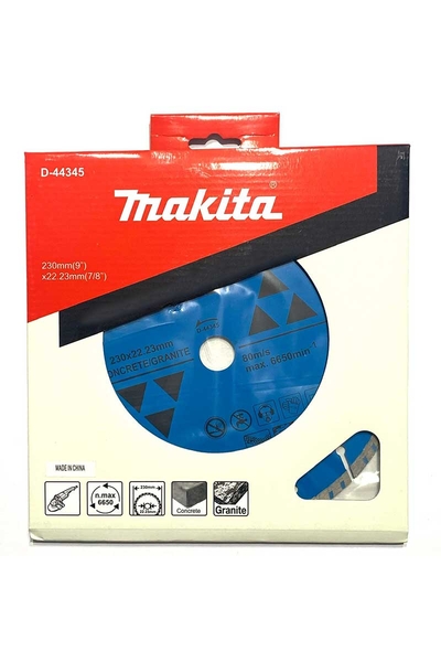 Makita D-44345 230x2.8mm Segmanlı Dalgalı Elmas Testere - Thumbnail