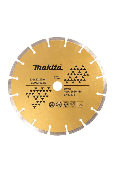 Makita Aksesuar - Makita D-44410 230mm Segmanlı Elmas Testere Makita Aksesuar - Makita D-44410 230mm Segmanlı Elmas Testere
