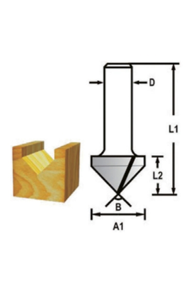 Makita D-47874 Freze Bıçağı - Thumbnail