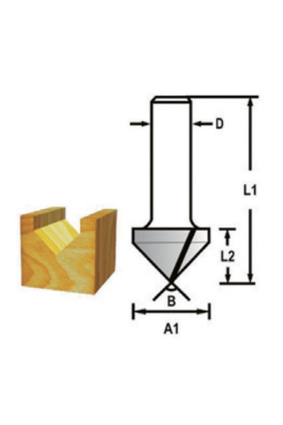 Makita D-47896 Freze Bıçağı - Thumbnail