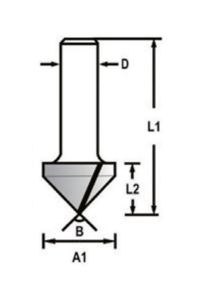 Makita D-47933 Freze Bıçağı - Thumbnail