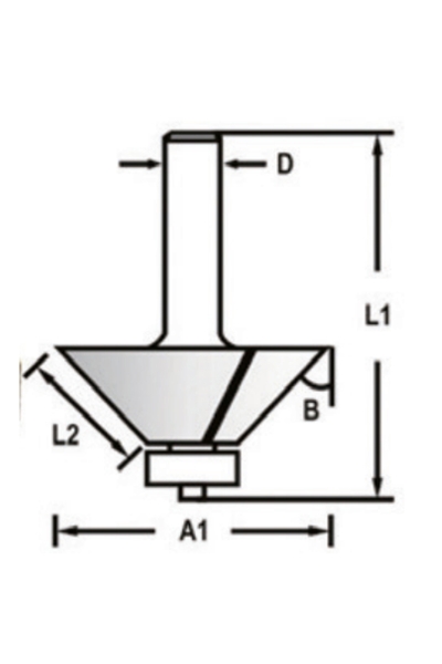 Makita D-48701 Freze Bıçağı - Thumbnail